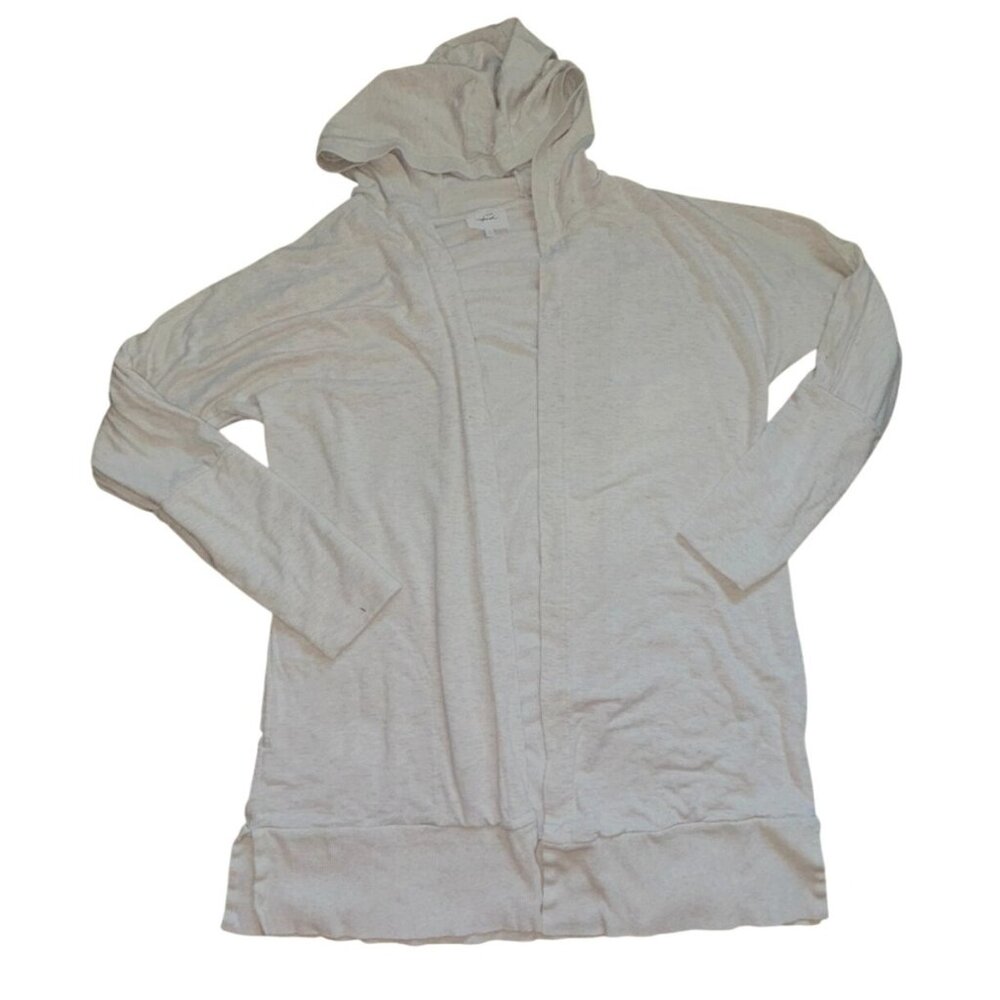 Soma Weekend Fly away Knit Jacket(Sweatshirt Material)-Gray-Size L-GUC